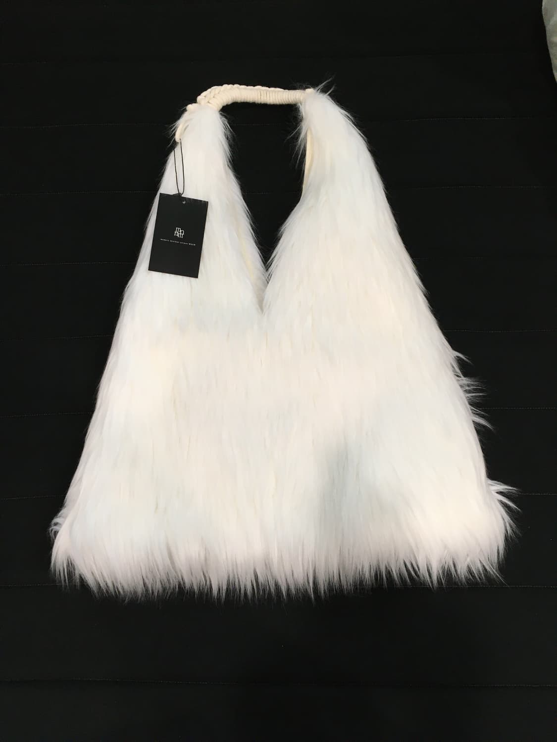 므넴 puppy fur bag (white)-배송비 무료,수수료x 상품이미지7