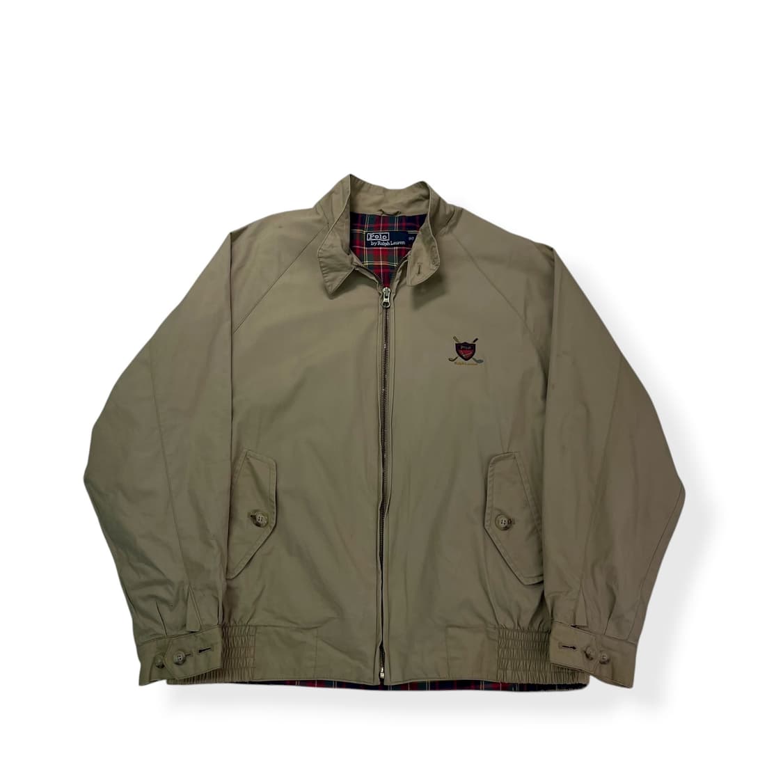 100 80s (일경물산)폴로랄프로렌 방패로고 블루종 자켓 상품이미지1