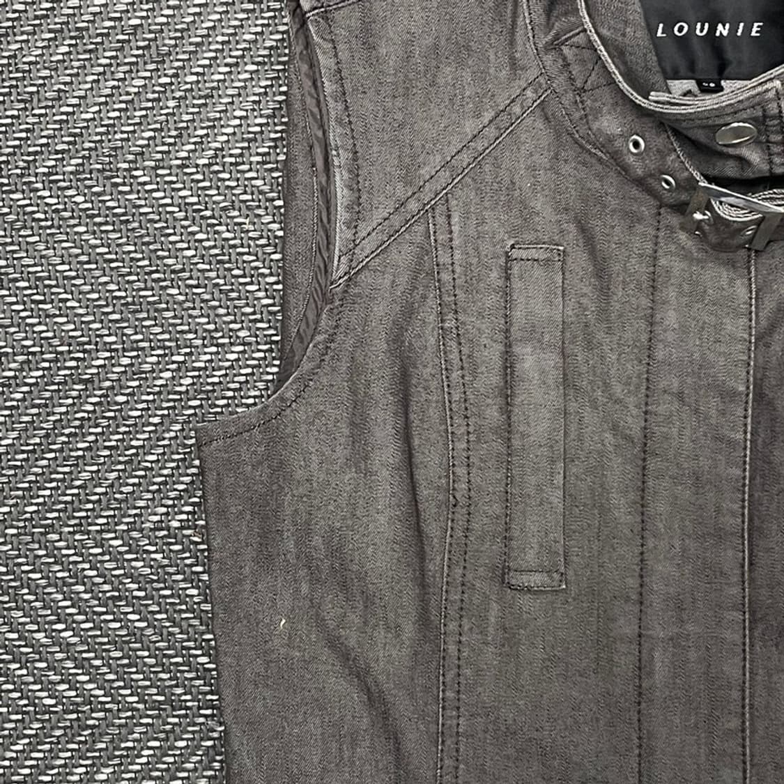 데님 슬리브리스 펑크 원피스 v0316 상품이미지4