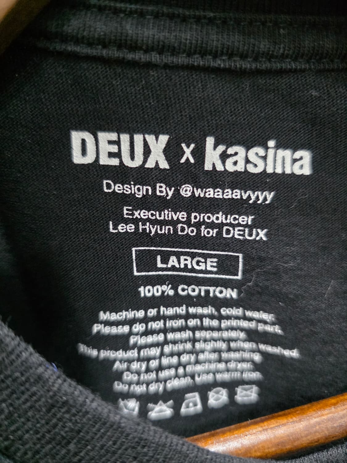 듀스 X 카시나 DEUX 포에버 반팔 티셔츠 L 상품이미지4