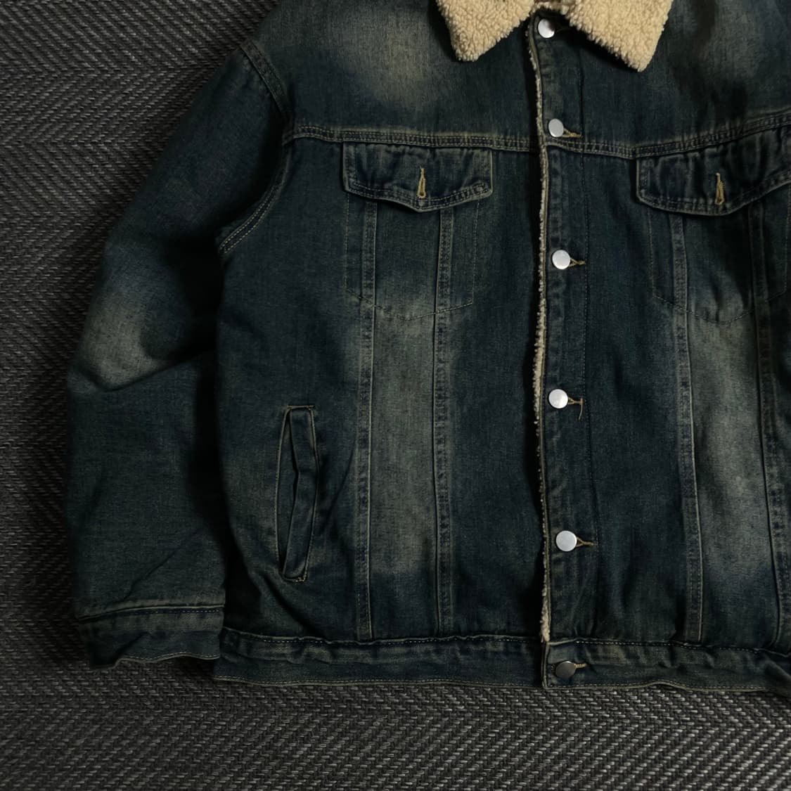 빈티지 쉐르파 데님 트러커 자켓 y 3691 상품이미지4