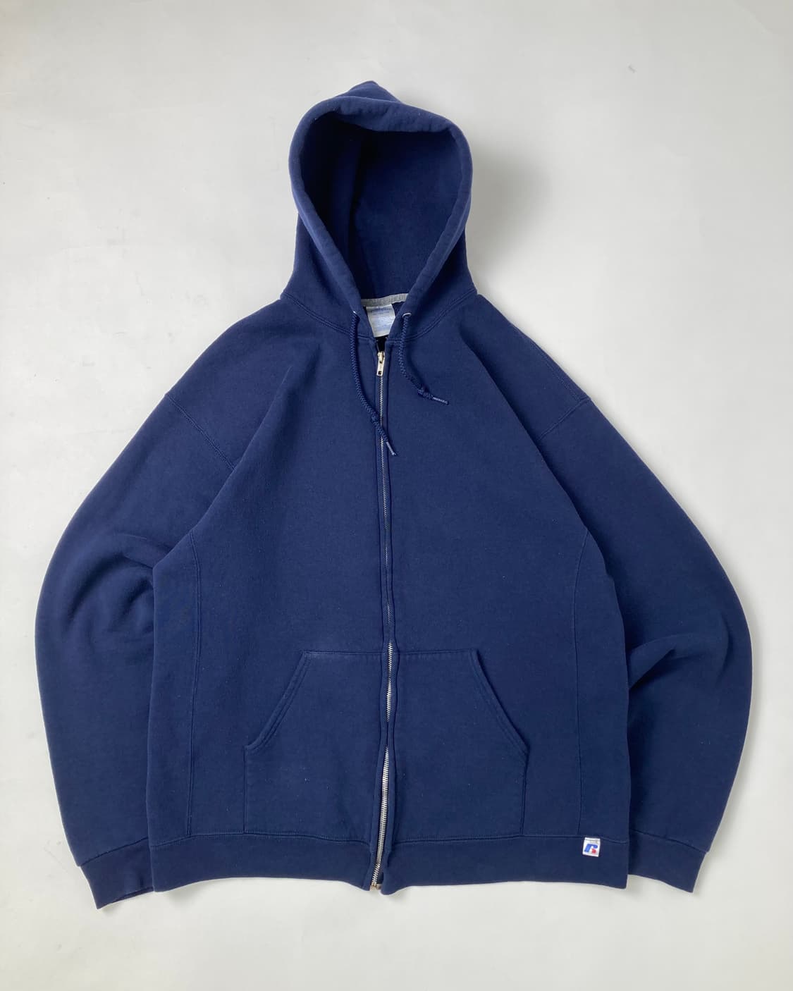 00s Russell Zip Up Hoodie (navy) 상품이미지1