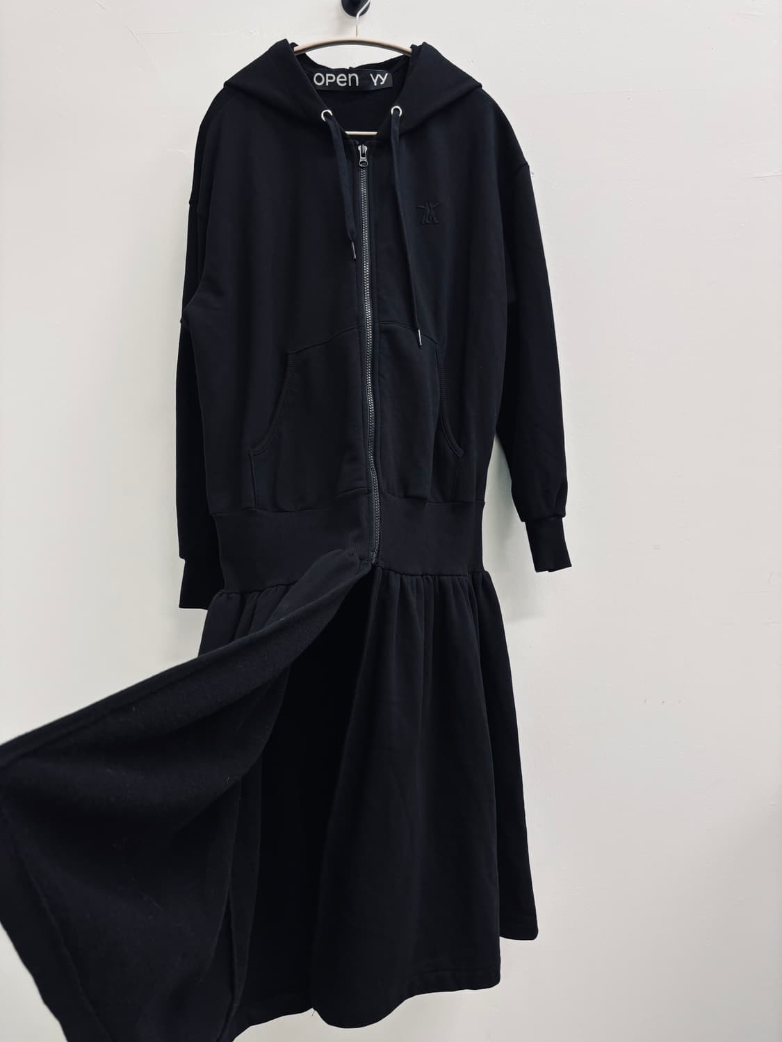 오픈와이와이 OPEN YY 후드 집업 롱 원피스 상품이미지3
