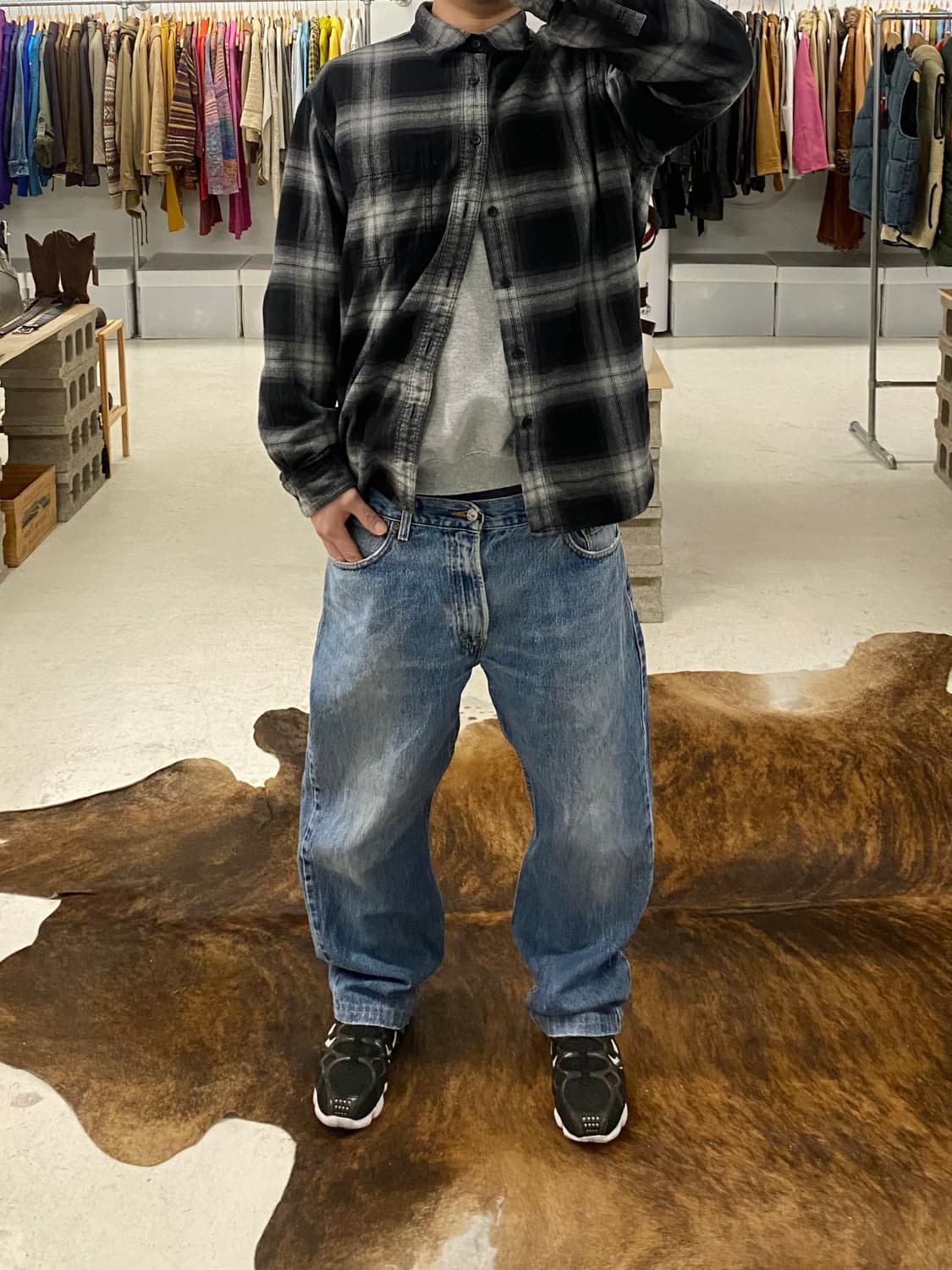 00's LEVI'S 505 denim pants 2000년대 리바이스 상품이미지1