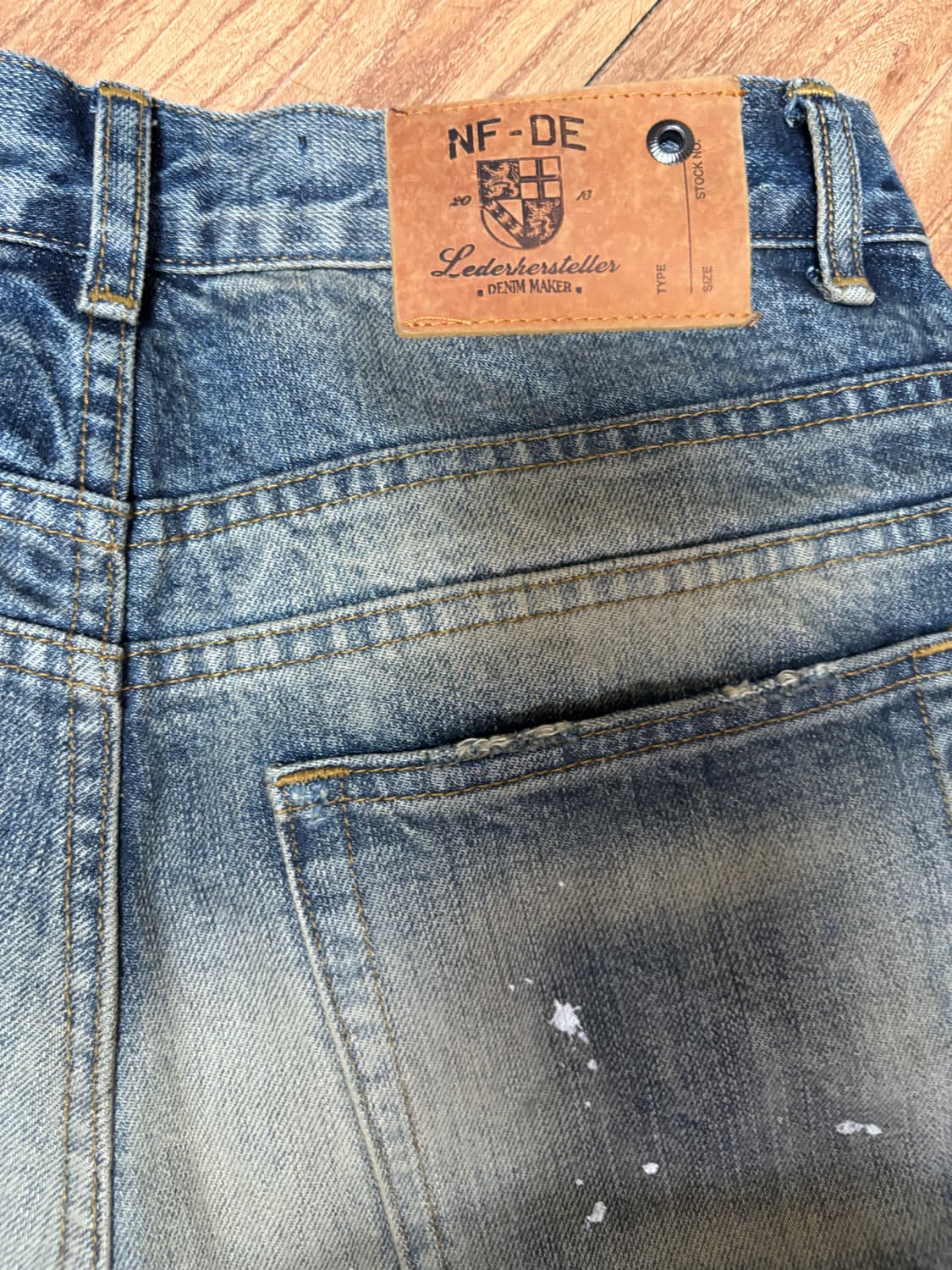 [M] 노페이스스튜디오 셀비지 Arashi 루즈 데님 상품이미지6