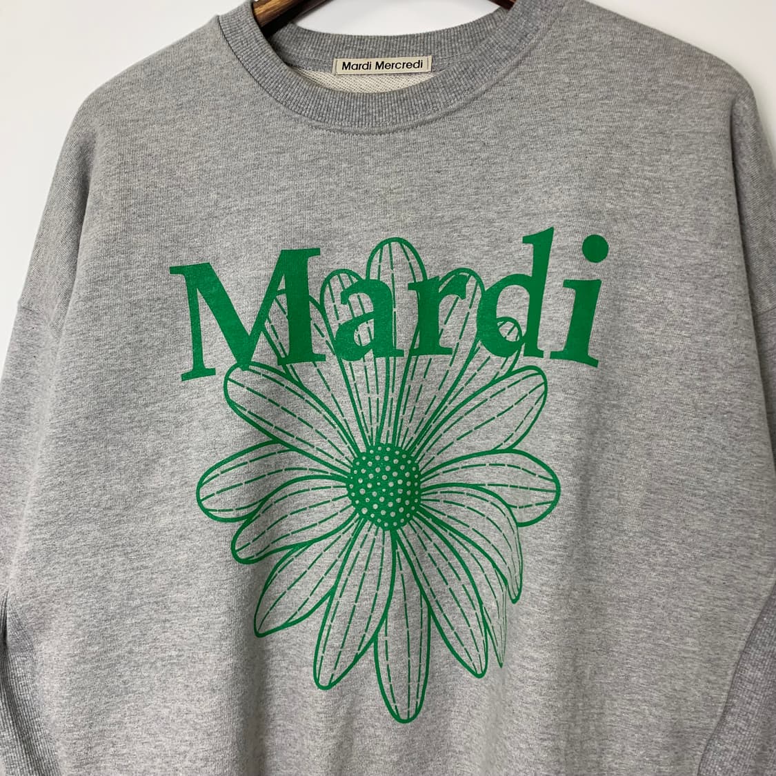 마르디 빅로고 그레이 맨투맨 상품이미지3