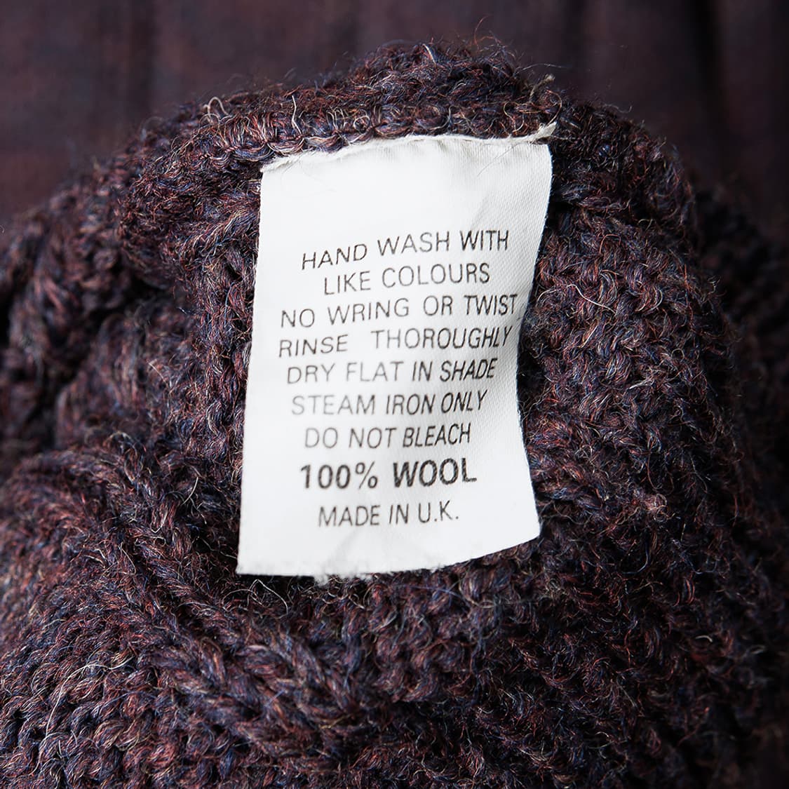 [107] 80s 버버리 잉글랜드 메이드 울 스웨터  상품이미지4