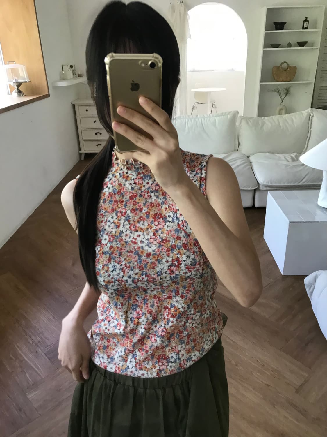 vintage pattern sleeveless 상품이미지1