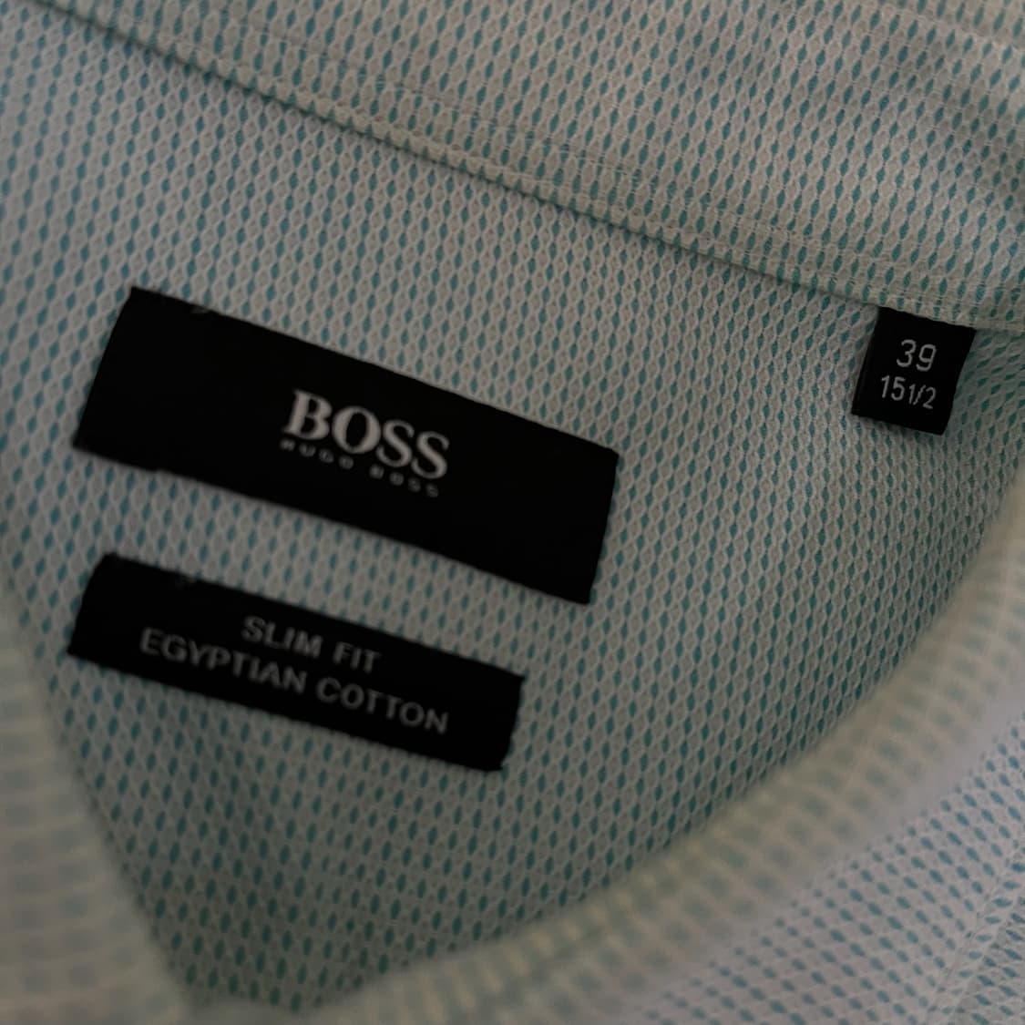 휴고 보스 슬림핏 이집션 코튼 긴팔셔츠 [민트] 39 상품이미지6