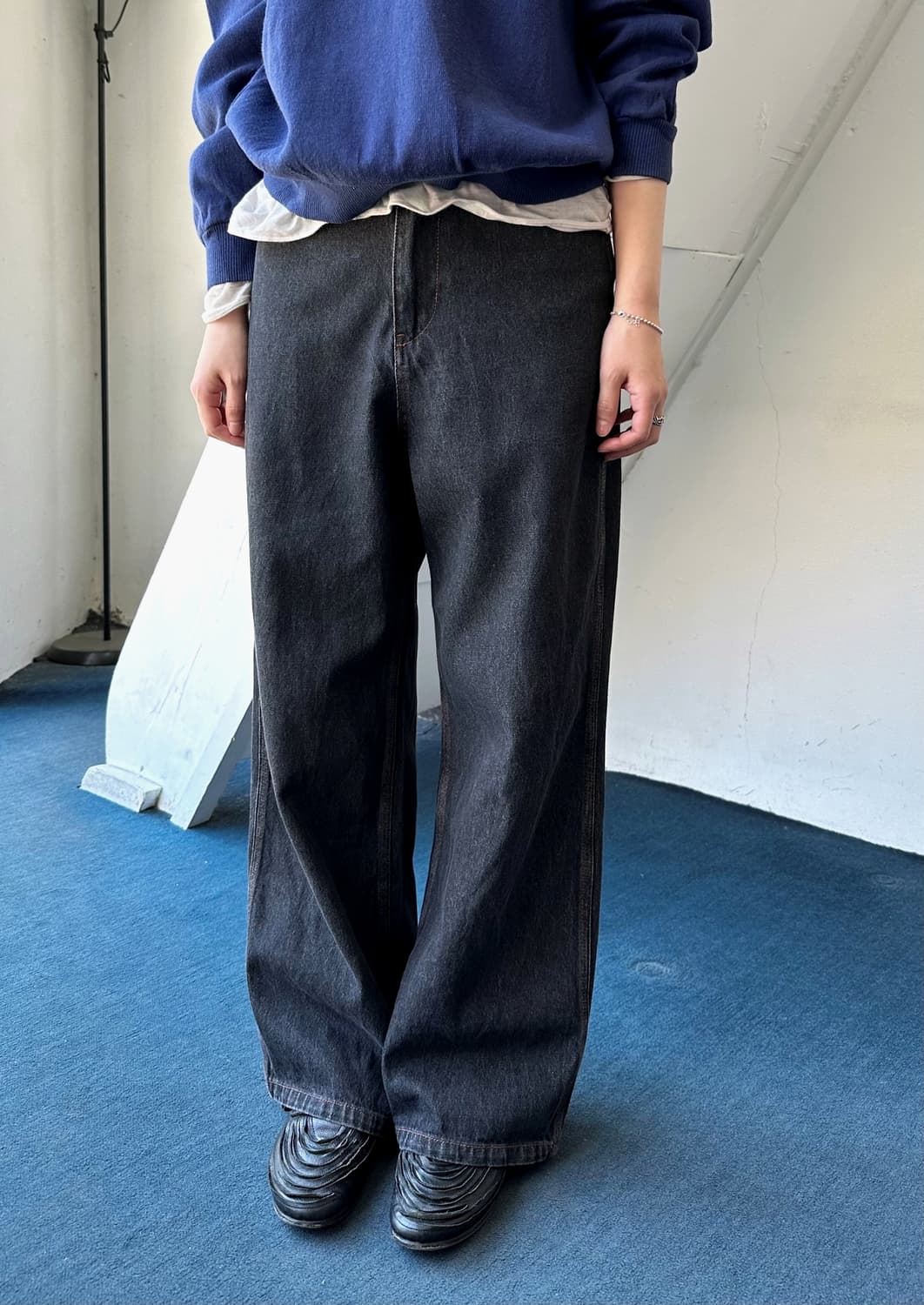 Utility design denim painter pants 상품이미지8