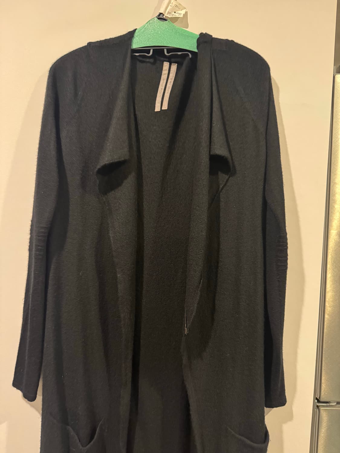 릭오웬스 캐시미어 100 롱 가디건  상품이미지3