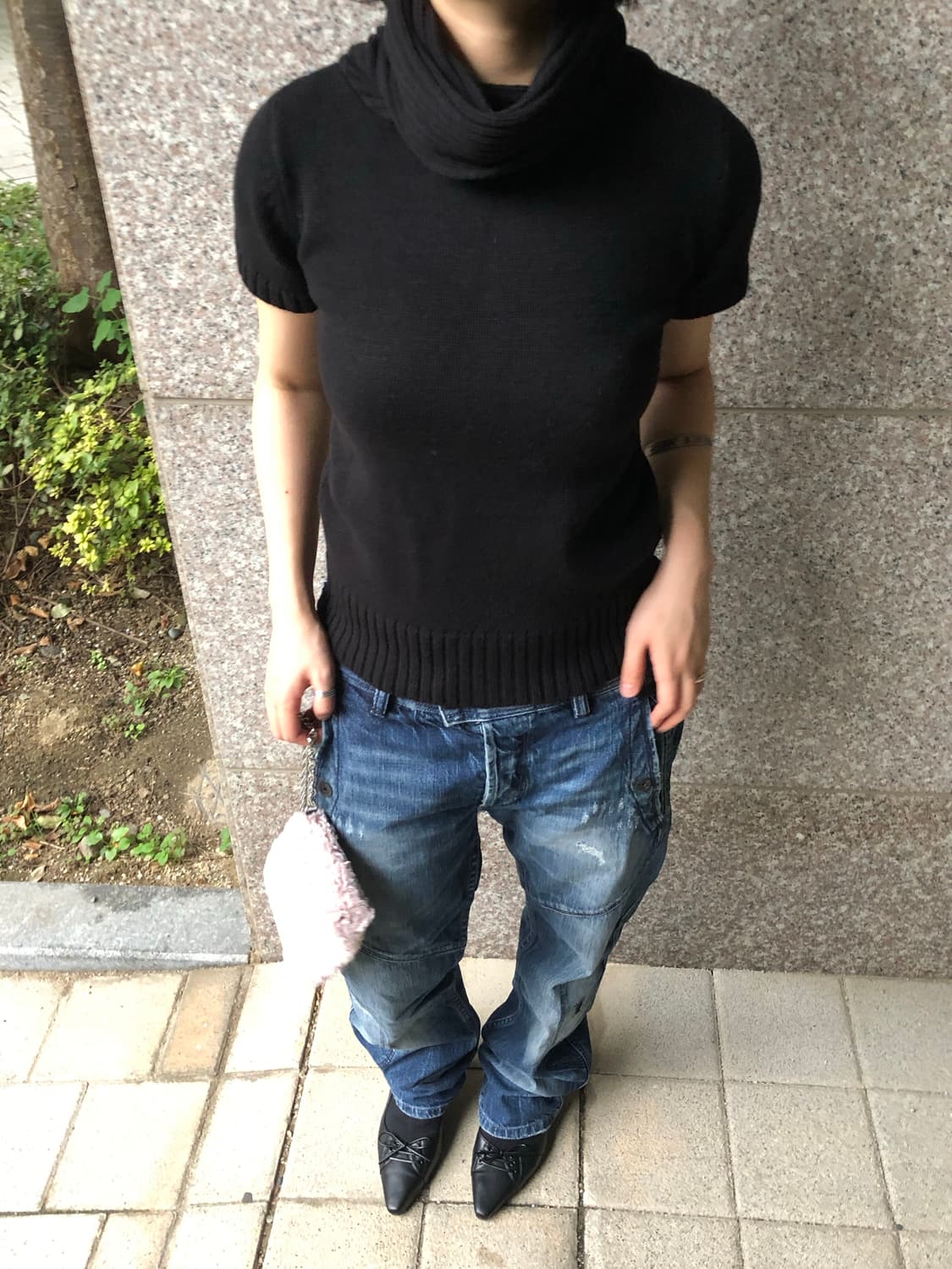 high neck knit 상품이미지2