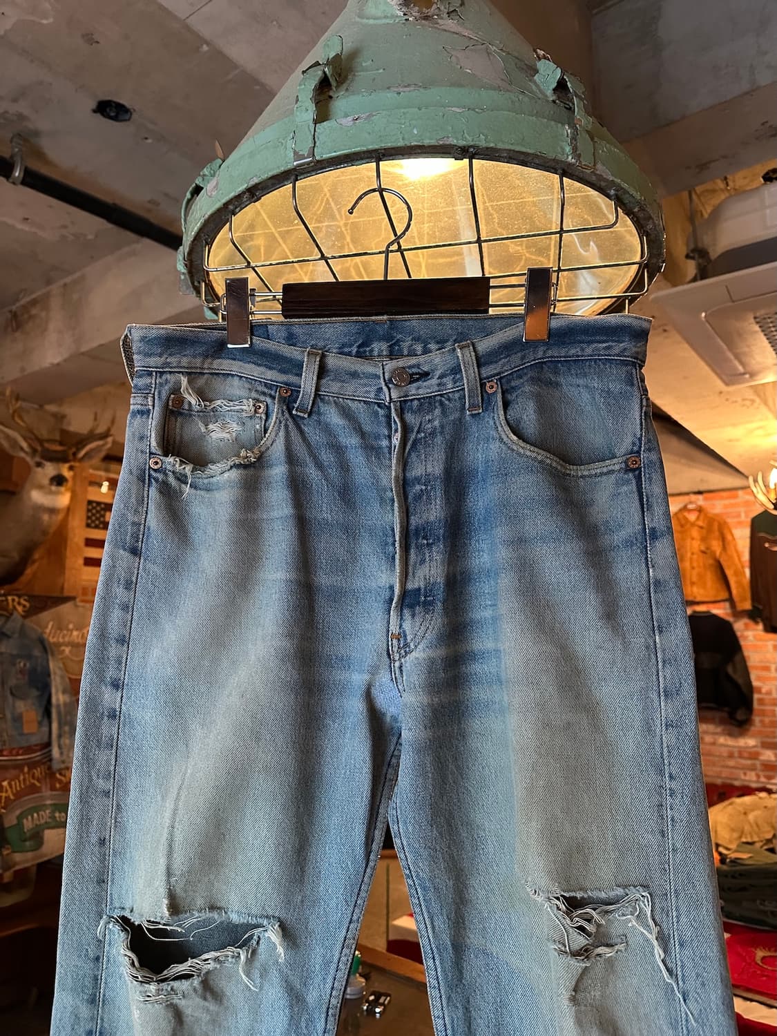 90s USA 빈티지 리바이스 501xx 0000 데님 팬츠 상품이미지3