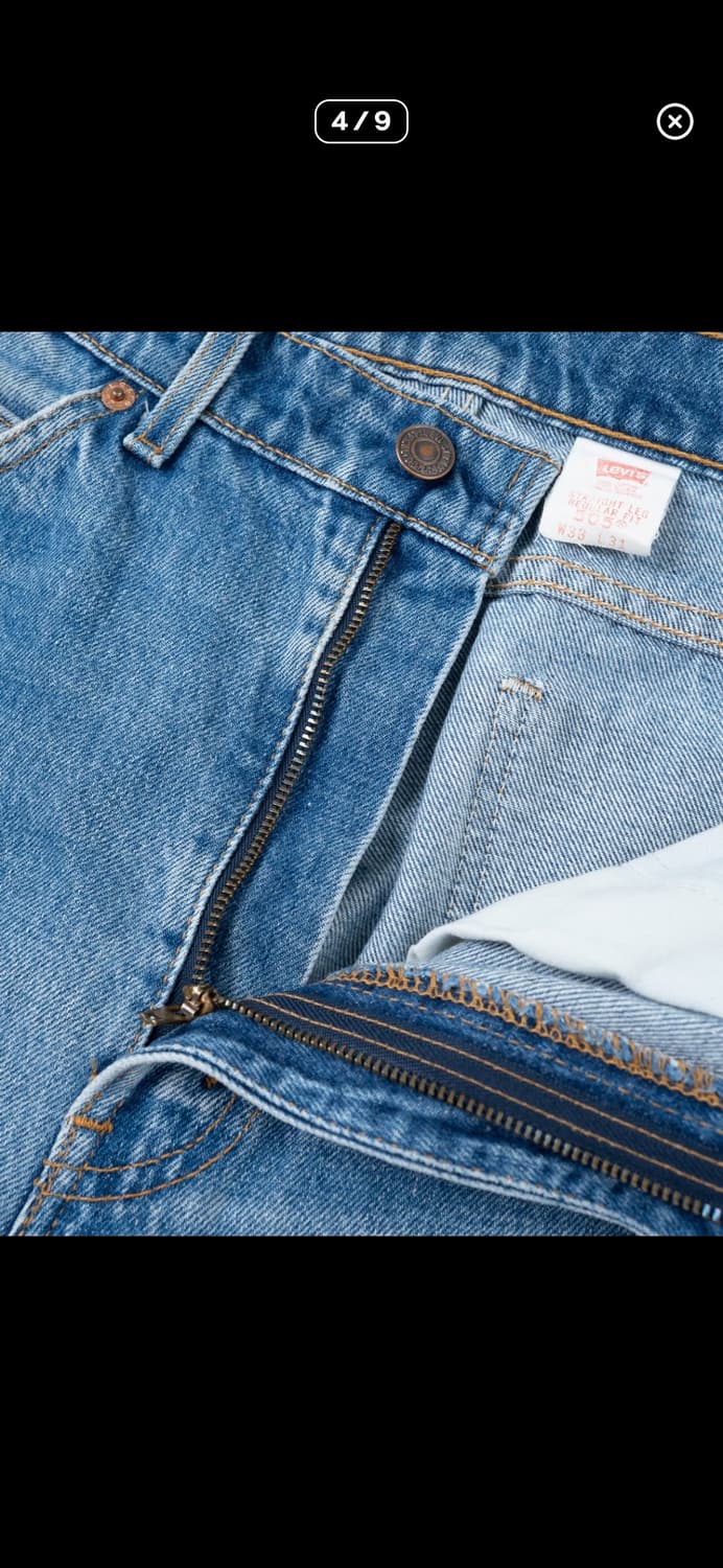 (33-31)505 빈티지 리바이스 데님 팬츠 상품이미지4