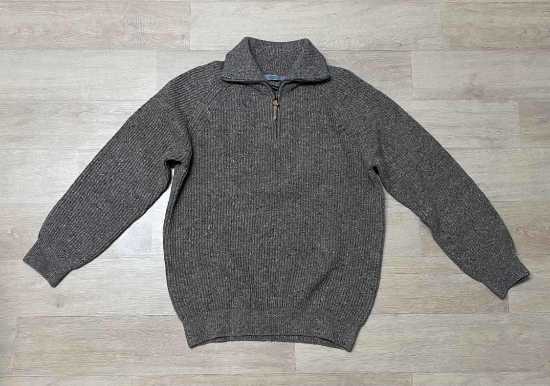 [95] 시리즈 series; 수입 원사 반집업 풀오버 니트 상품이미지2