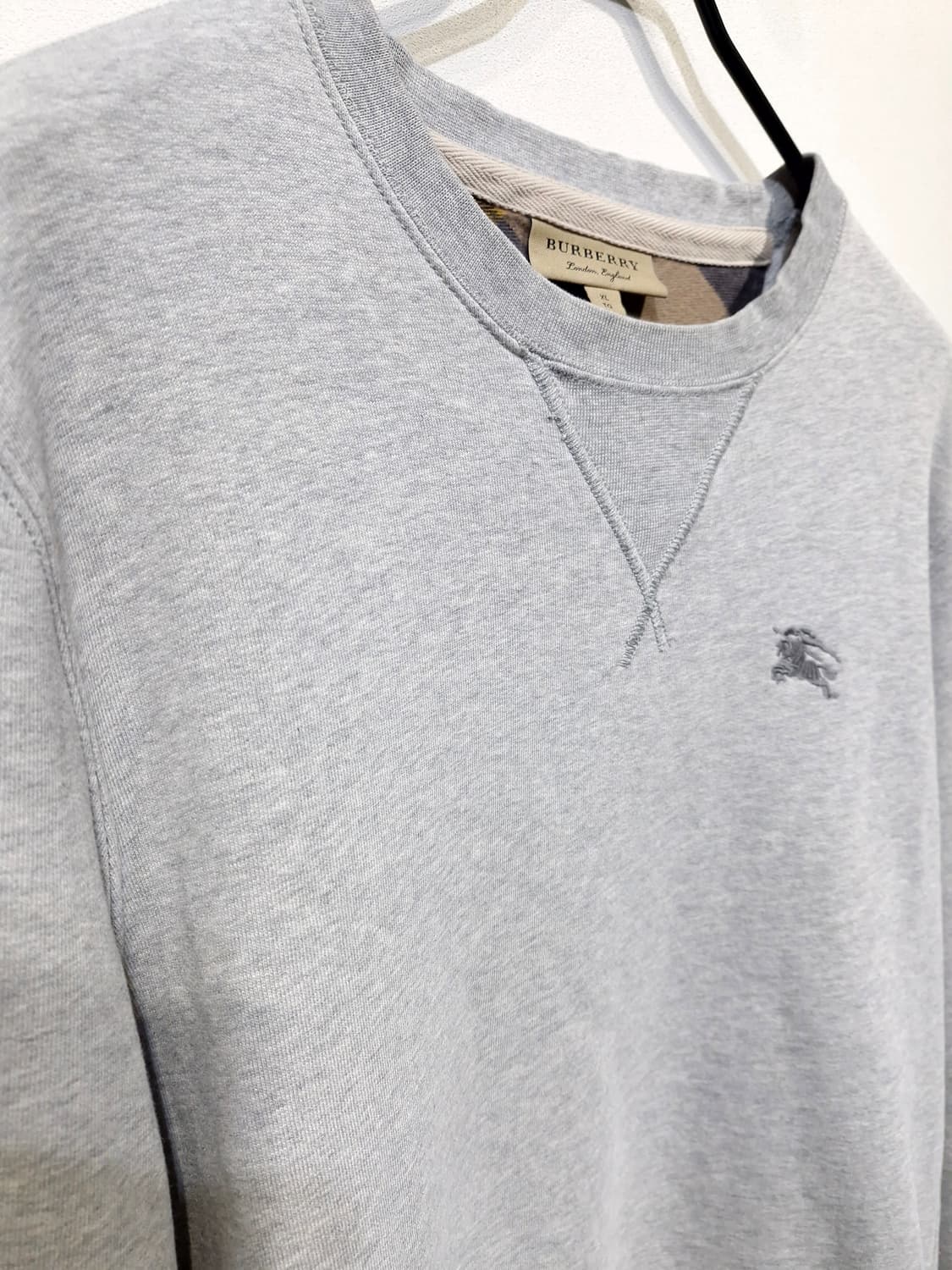 BURBERRY 버버리 아카이브 기사 자수 로고 맨투맨(XL) 상품이미지3