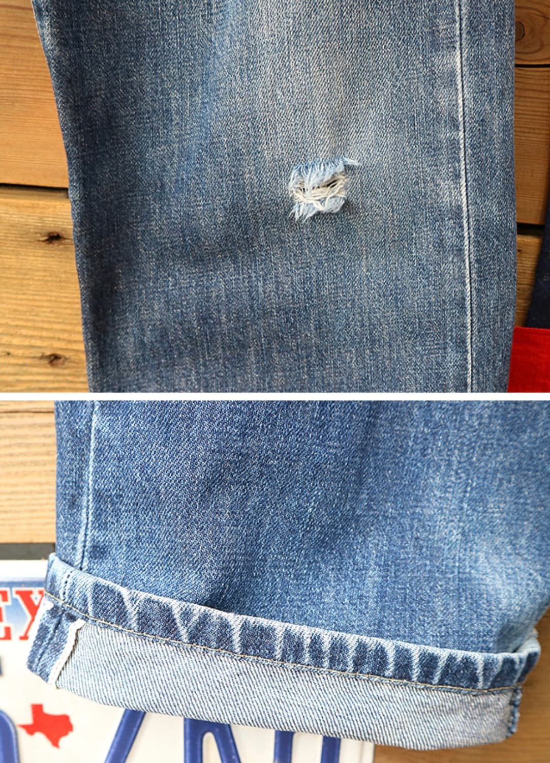 일본판 90s levis 리바이스 LVC 503BXX 빅E 셀비지 데님  상품이미지4