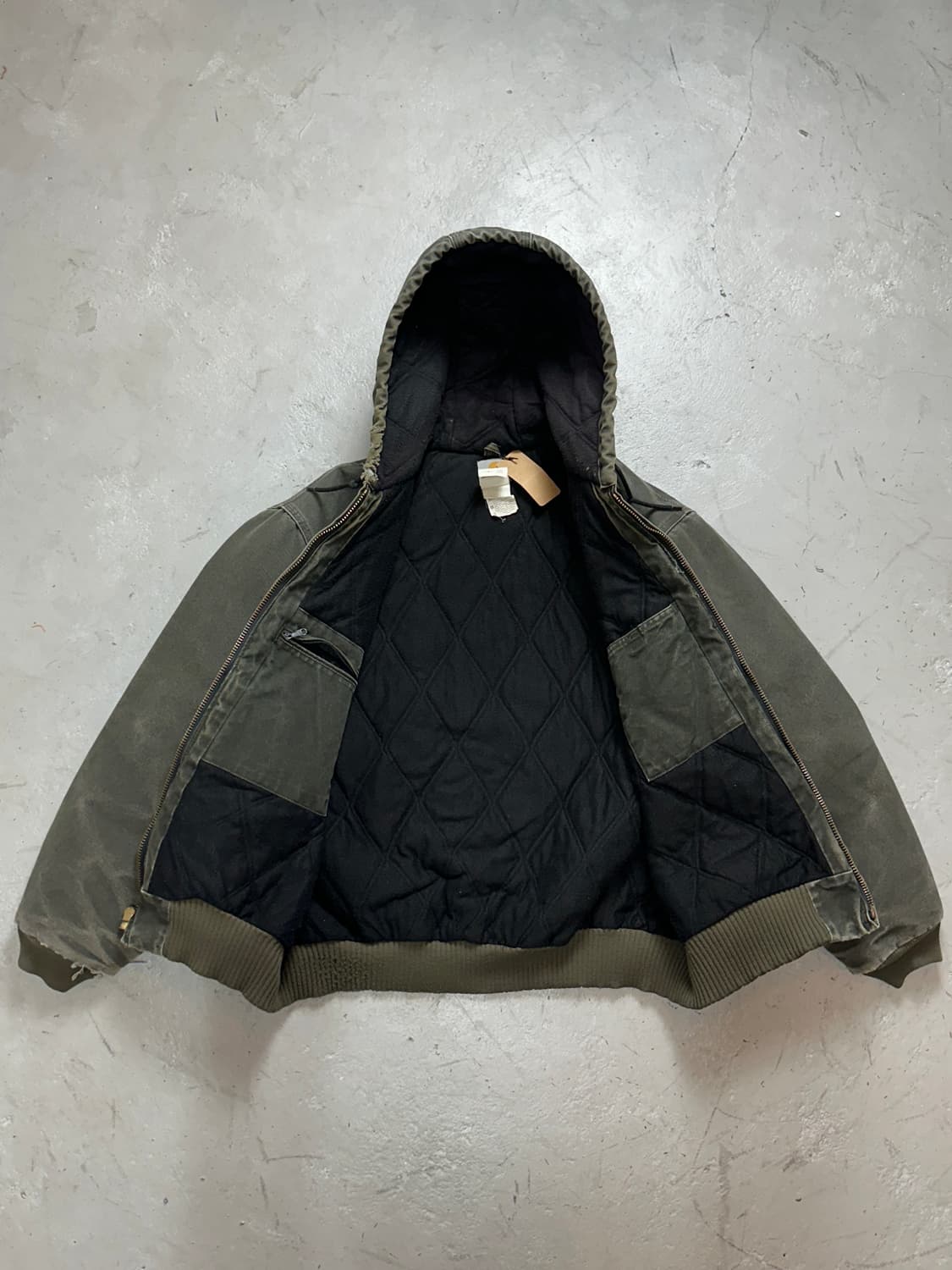 OG 칼하트 J130 액티브 자켓 칼하트 MOS 모스그린 구버전 상품이미지5