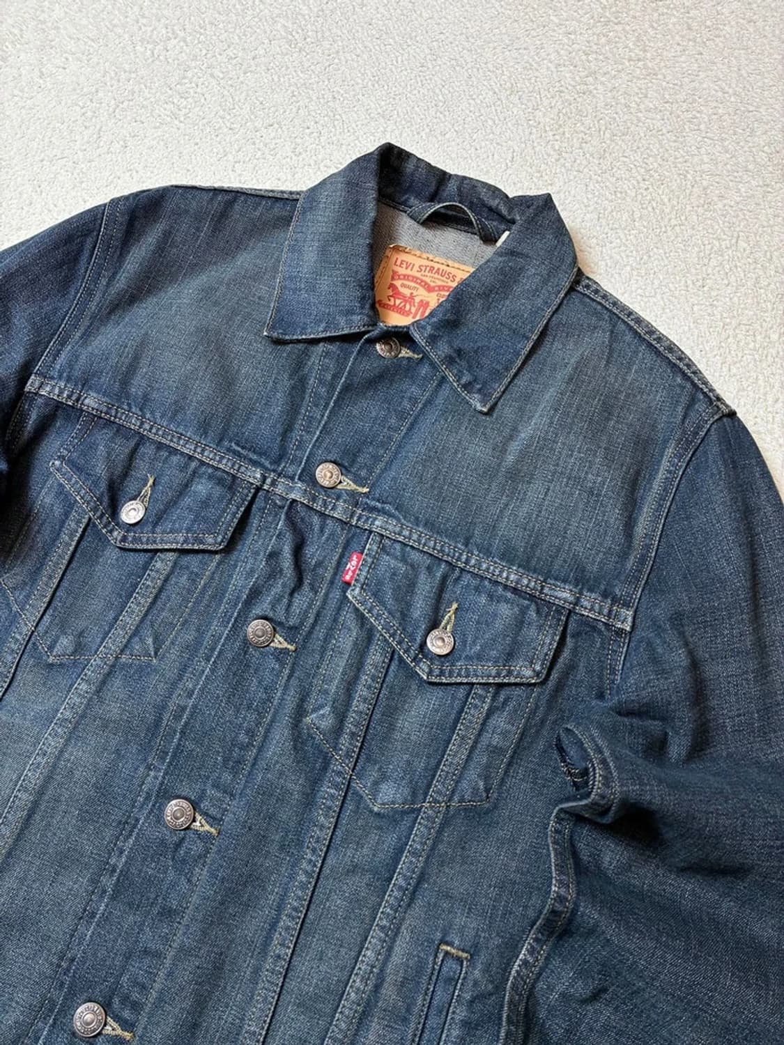리바이스 00's 빈티지핏 데님 트러커 자켓 PN7472 상품이미지2
