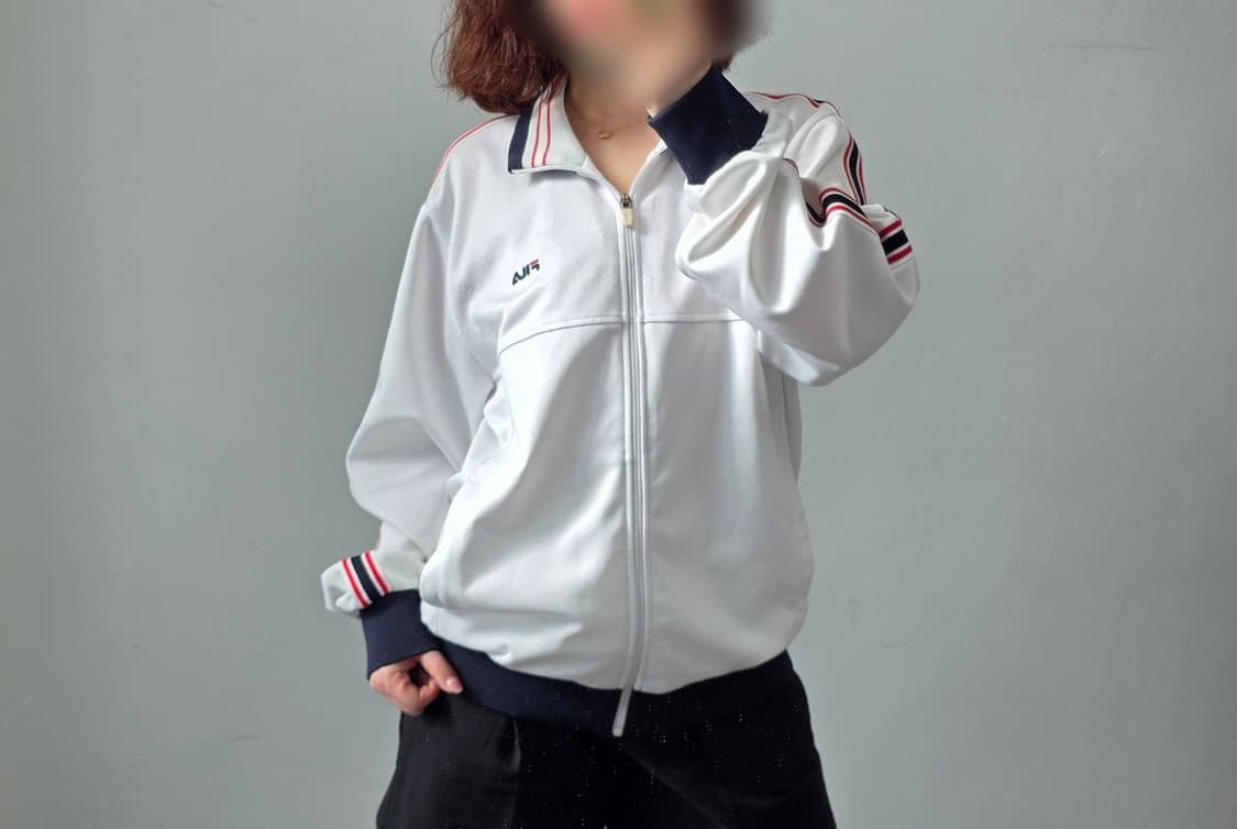 [프립]휠라 흰색 트랙탑 져지 화이트 상품이미지2