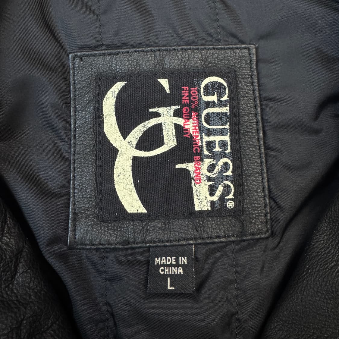 게스 90s 올드 양가죽 리얼레더 빈티지 가죽자켓 상품이미지8