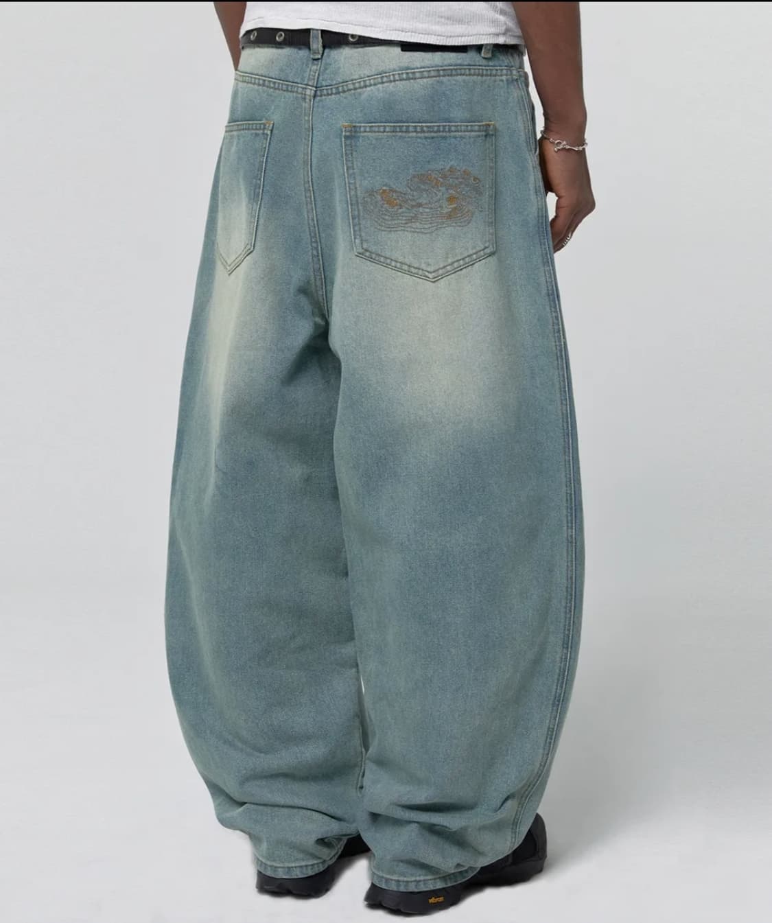 스웨이드 데님팬츠 상품이미지1