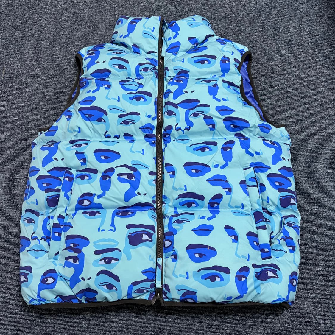 키드수퍼 페이스 카모 푸퍼 패딩 조끼 상품이미지1