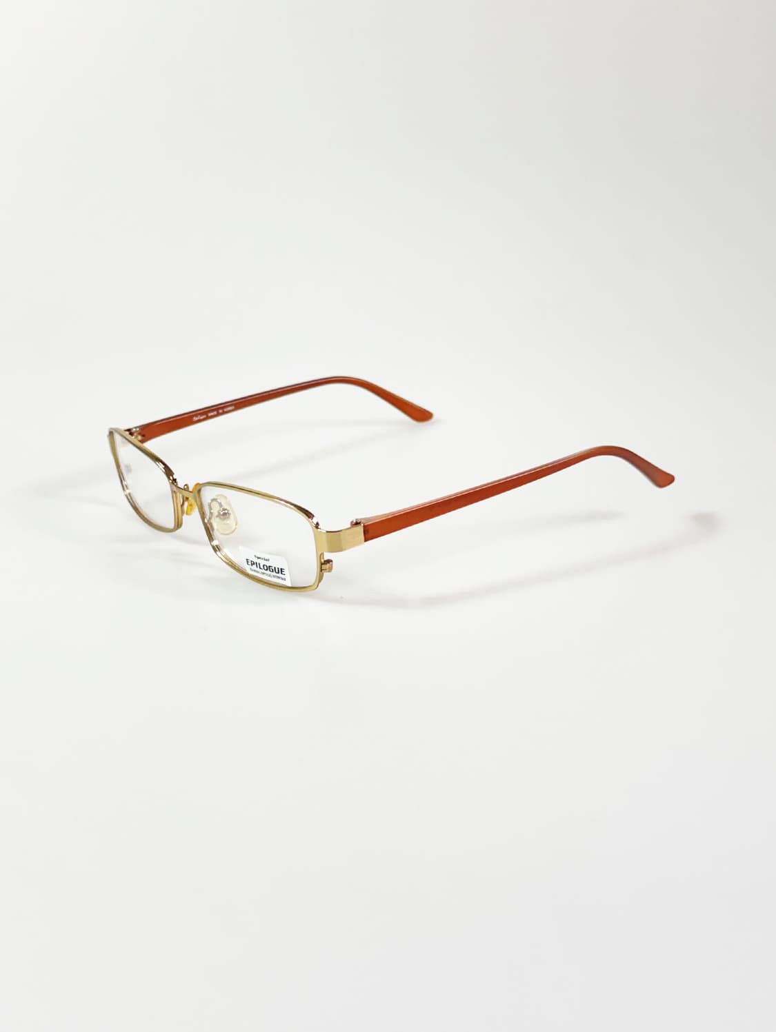 EPILOGUE 골드 슬림 스퀘어 메탈 빈티지 안경 상품이미지3