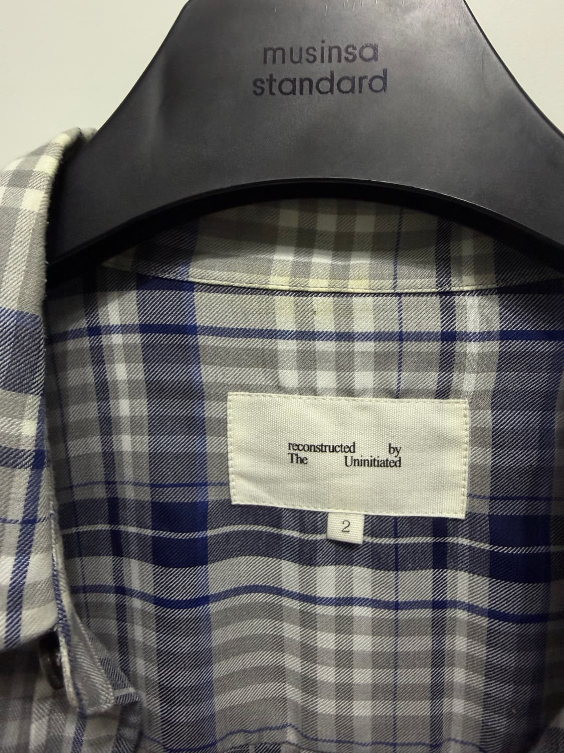 [2] rbu 오버사이즈 체크 셔츠 상품이미지3