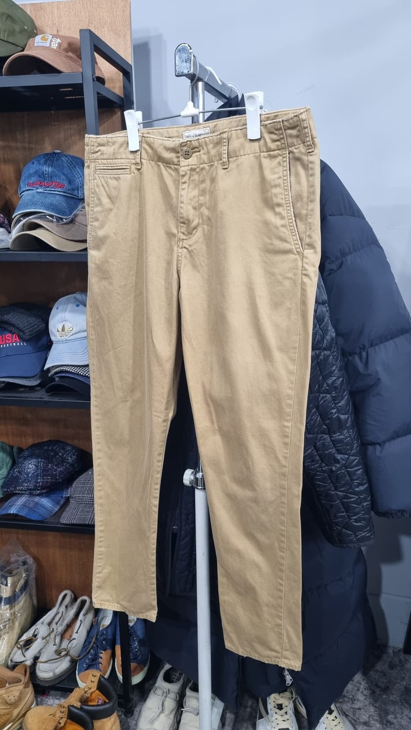 폴로(데님서플라이) 슬림핏 빈티지 치노팬츠 33size 상태10/8 상품이미지1