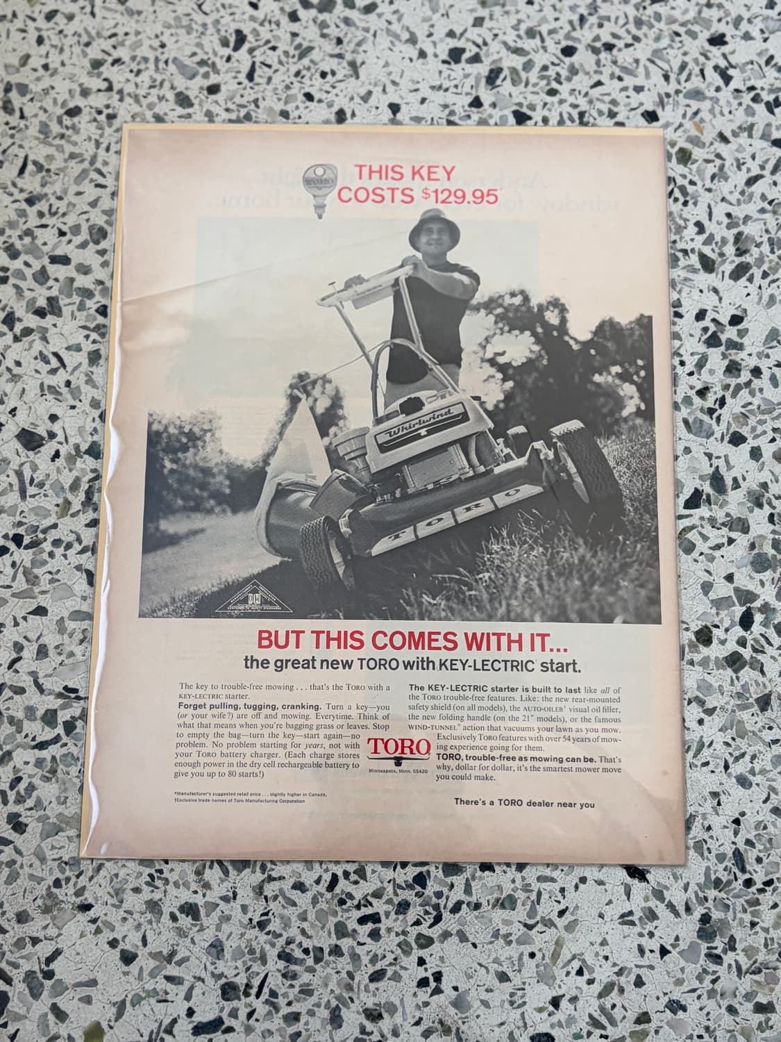 90s 아메리칸 빈티지 소품 포스터 액자 2 (toro 캠페인) 상품이미지2