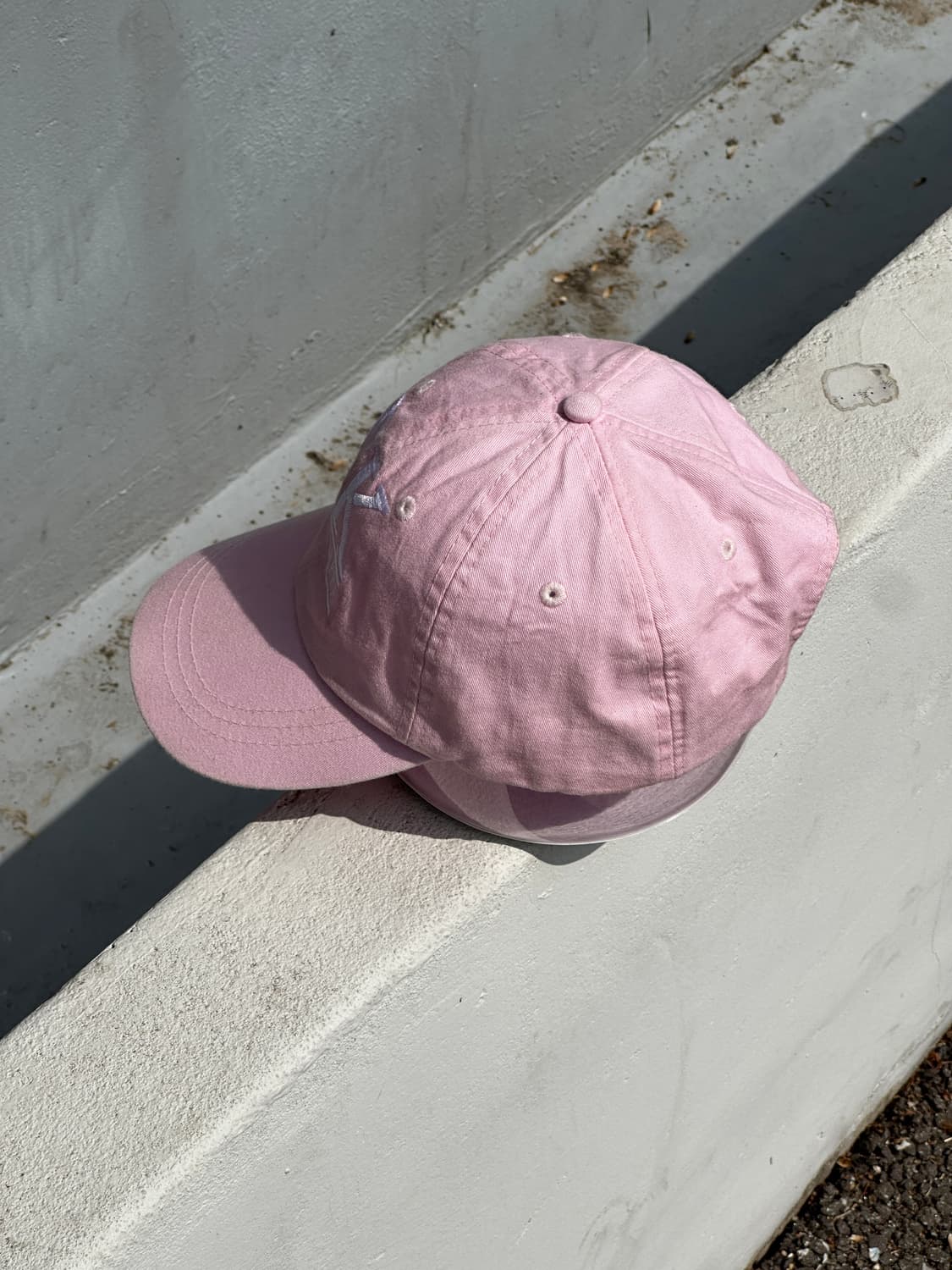 [F] ADAMS sigma kappa 로고 빈티지 핑크 볼캡 모자 상품이미지3