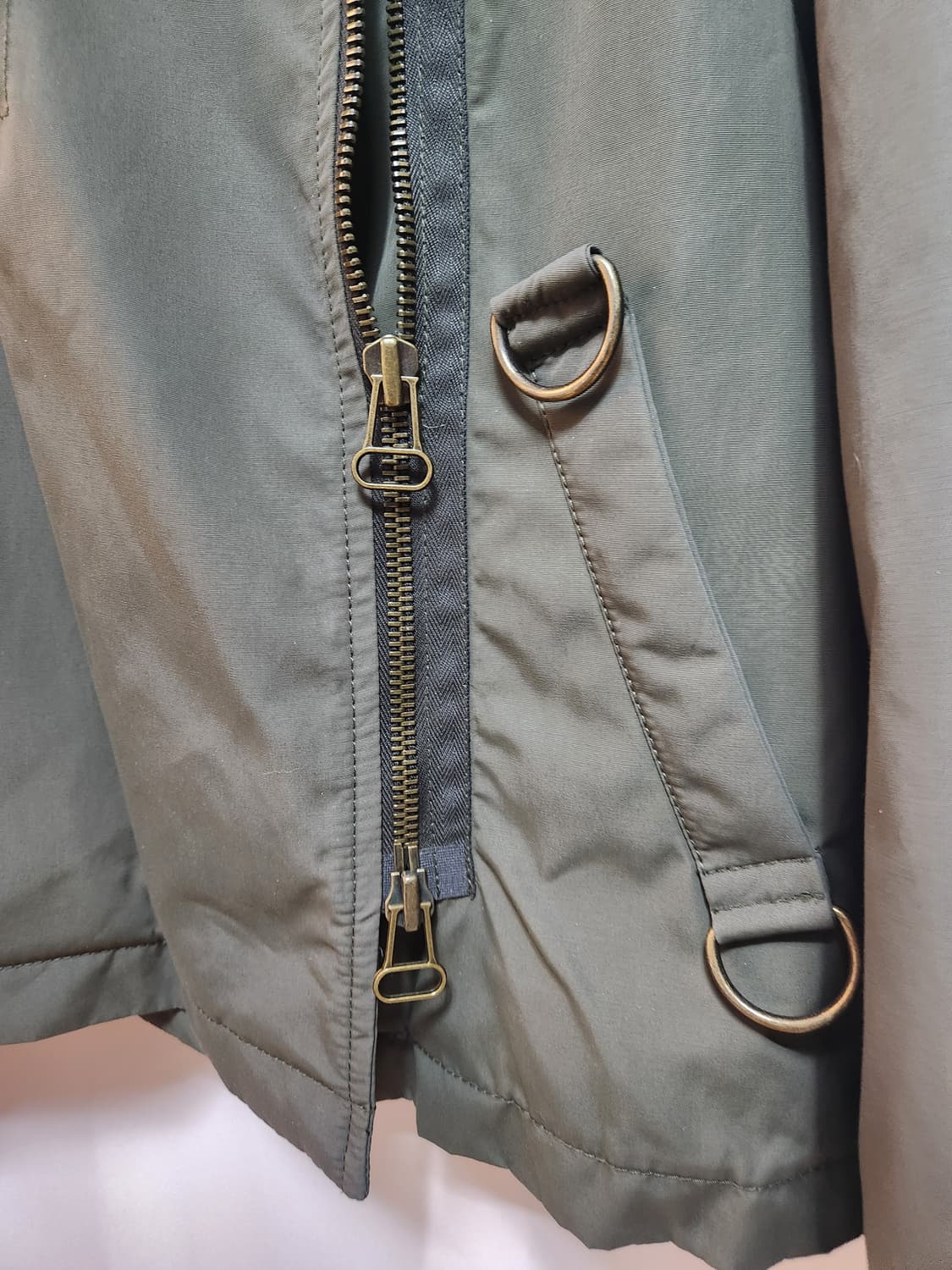 zarina 토끼털 카키색 퍼카라 숏패딩(수입브랜드) 상품이미지6