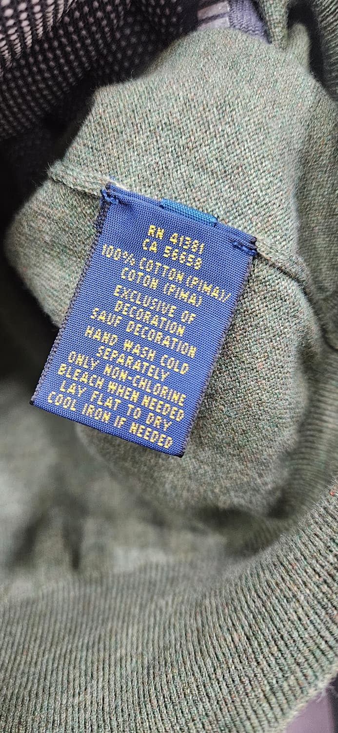 (새상품)폴로 랄프로렌 올리브색 가디건 XS 상품이미지5