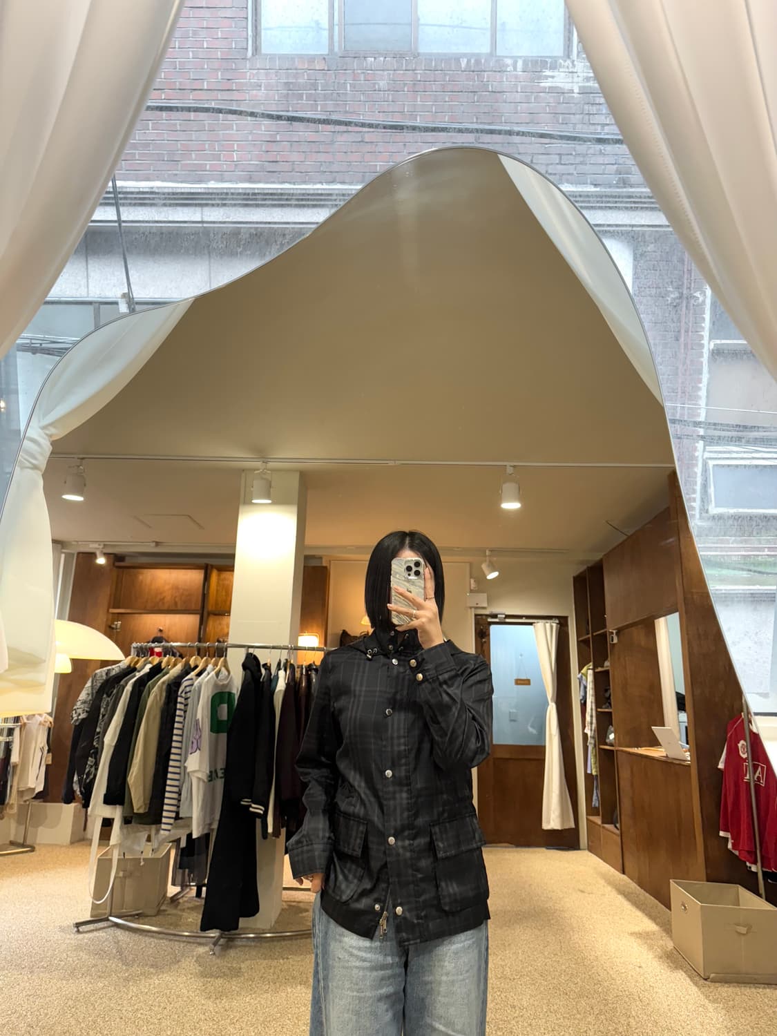 버버리 런던 노바 체크 바람막이 자켓 상품이미지5