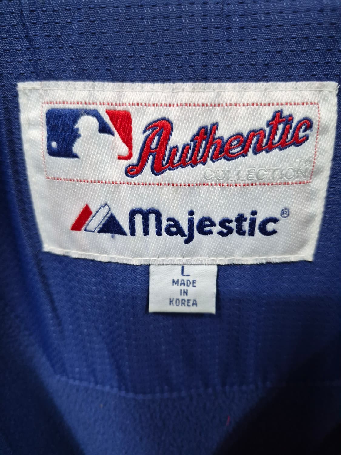 마제스틱 LA 다저스 야구 점퍼 네이비 남성 L 상품이미지4