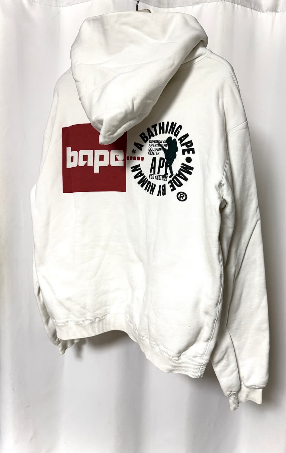 A BATHING APE 90s 시그니처 와플 후드집업 상품이미지2