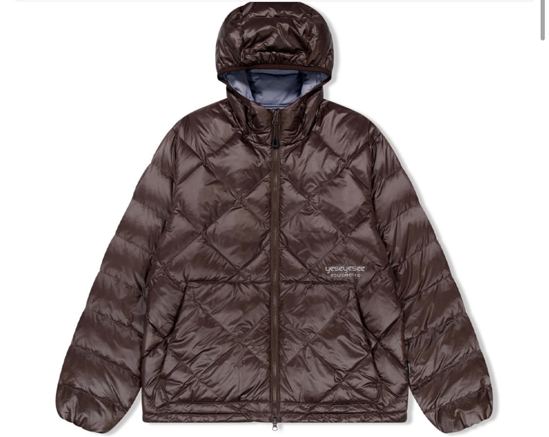 예스아이씨 브라운 퀼팅 패딩 점퍼 M 상품이미지1
