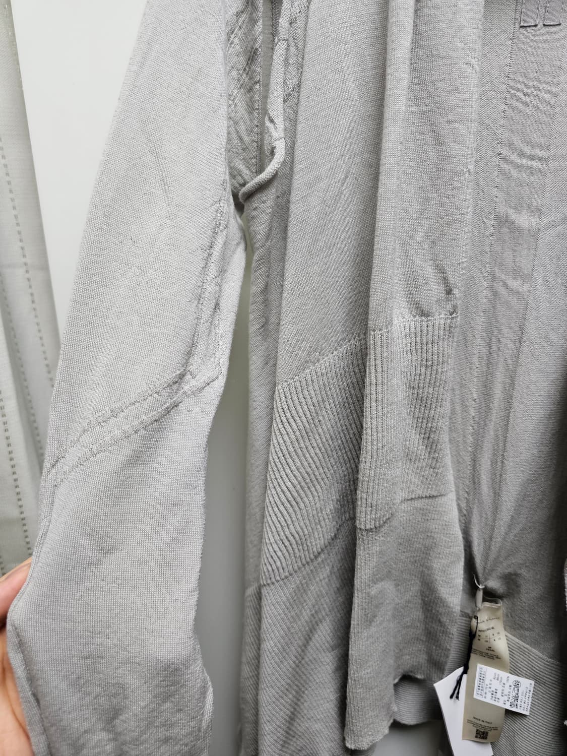 새상품 릭오웬스 언발란스 케이프 가디건 상품이미지8