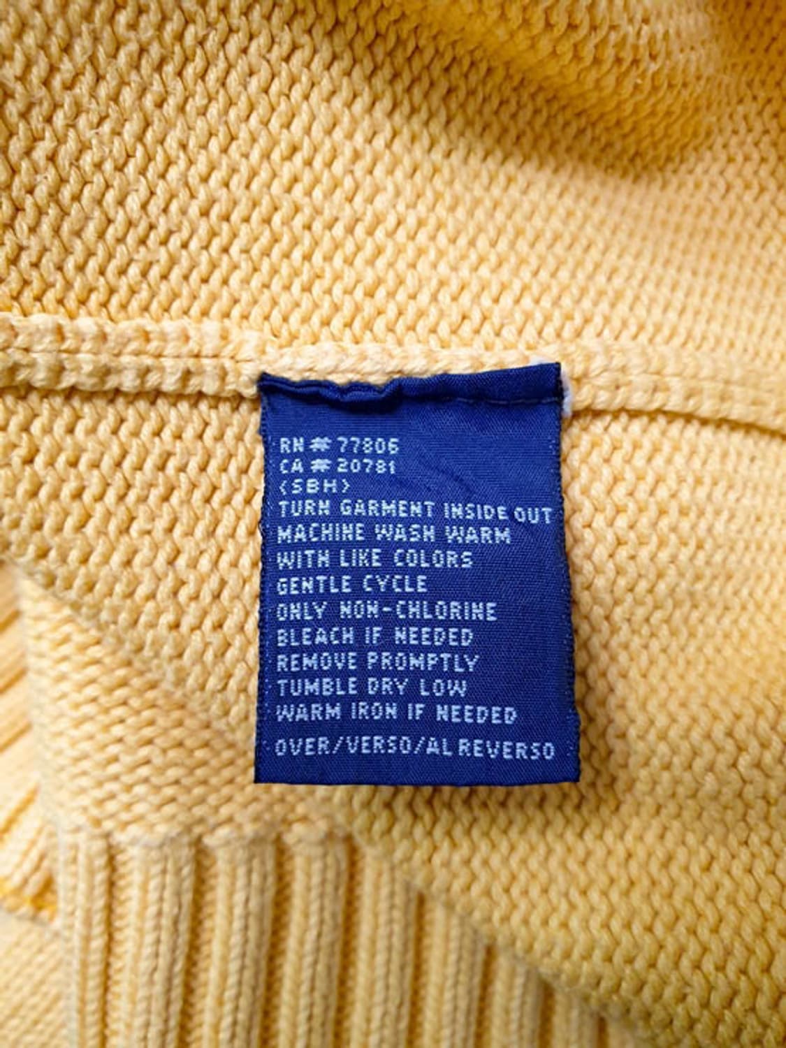 타미힐피거 남성 코튼 니트 긴팔 105 상품이미지5