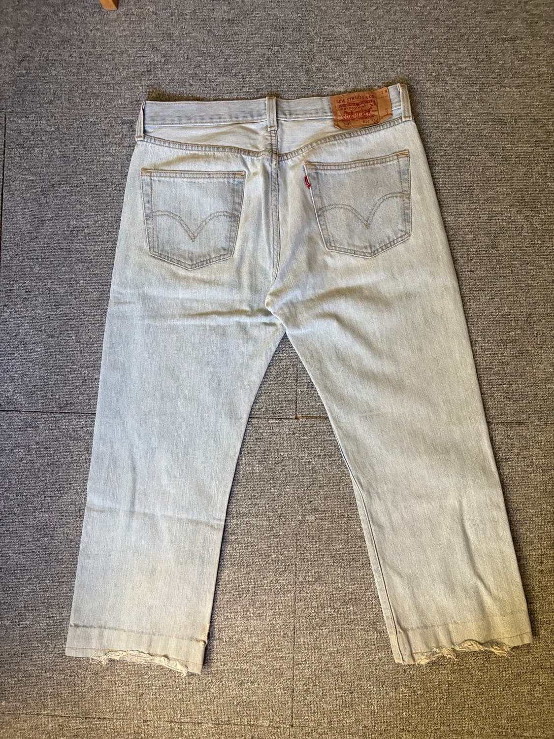 [W34 L34] 리바이스501 블리치 데님팬츠/ 14 상품이미지4