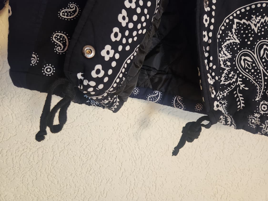 투머치토커 페이즐리 퀼팅 점퍼 상품이미지4