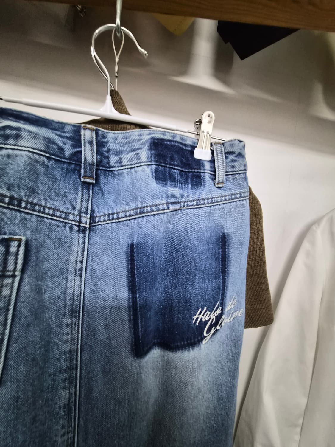 JS뉴욕 케이프니트.보브 데님스커트 상품이미지10