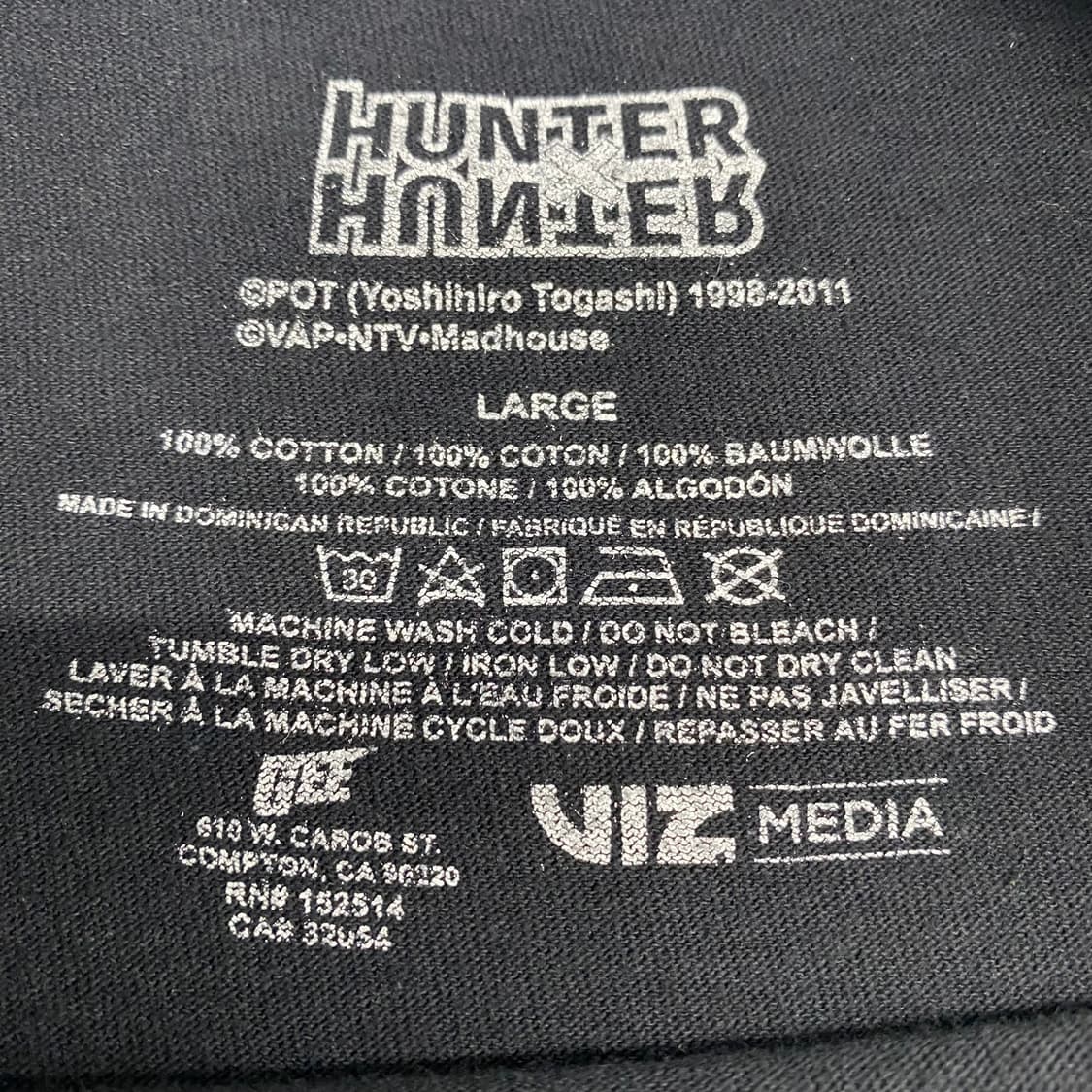 헌터x헌터 오피셜 애니메이션 티셔츠 애니티 상품이미지3