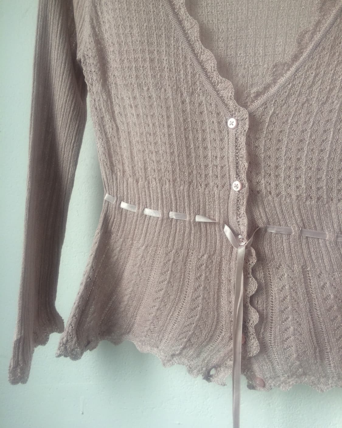 Frill knit caridgan 상품이미지5