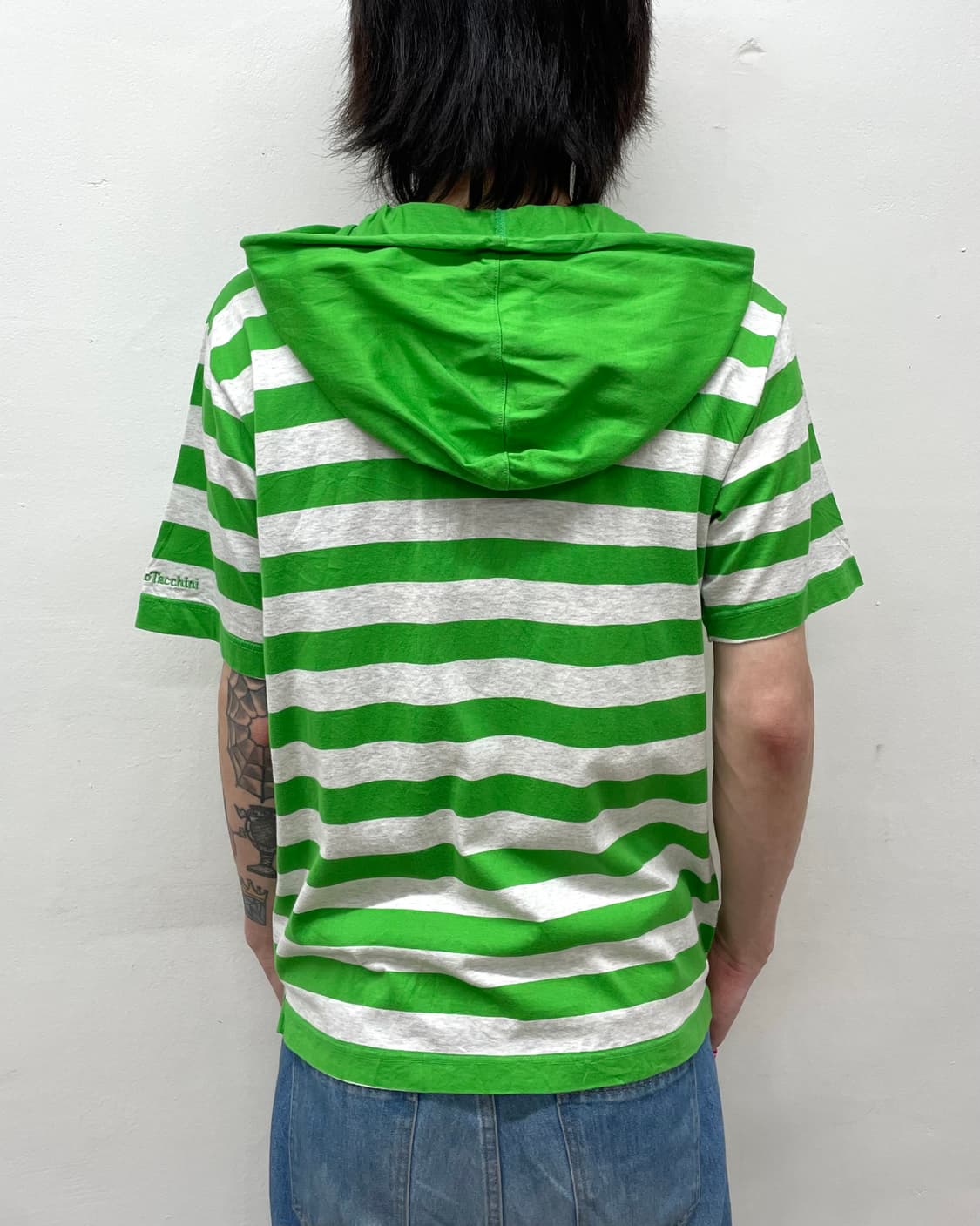 Green Stripe Hoodie T-shirt  상품이미지4