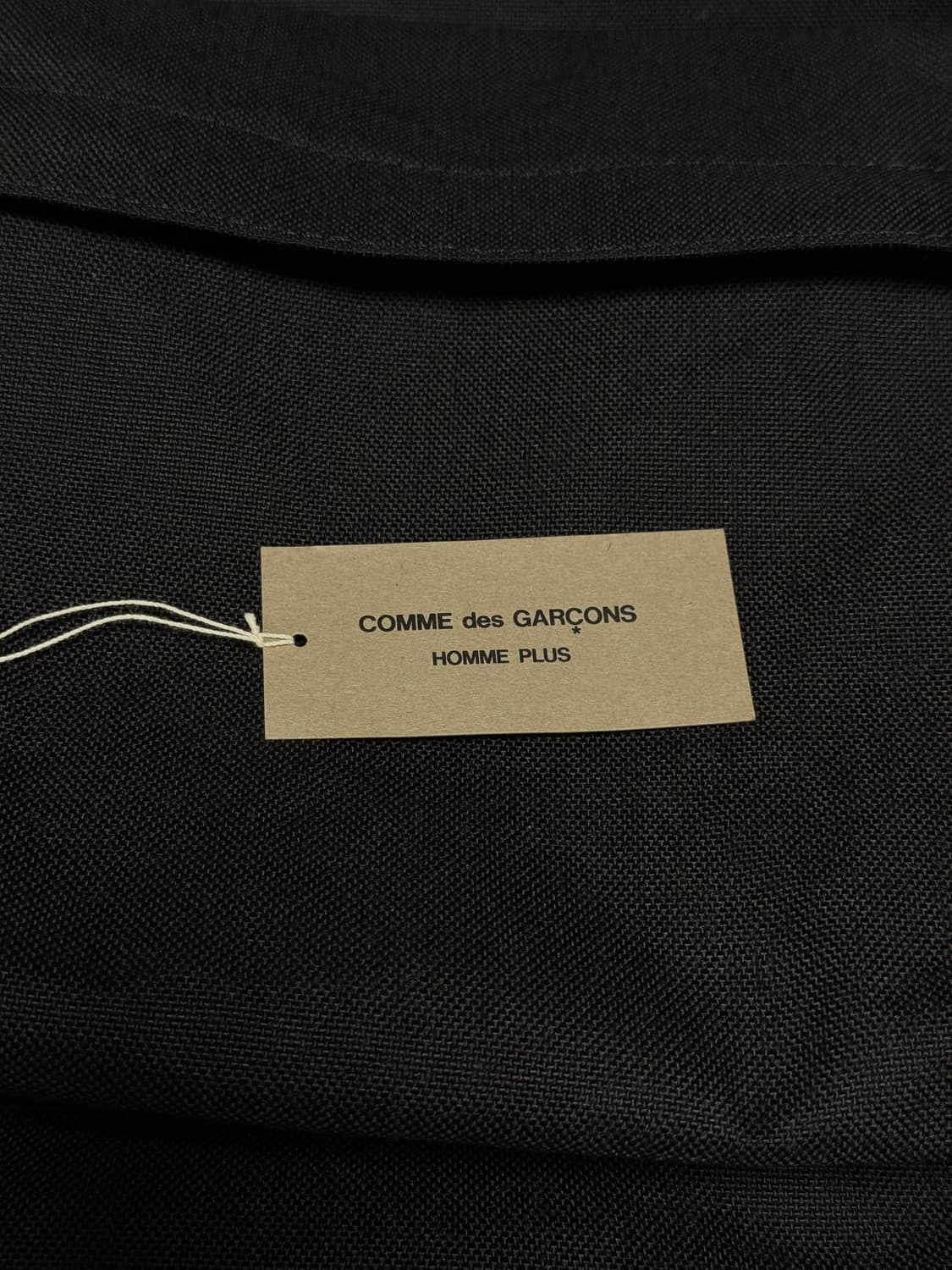 [L]꼼데가르송 옴므 플러스 나일론 백팩 블랙 라지 상품이미지5