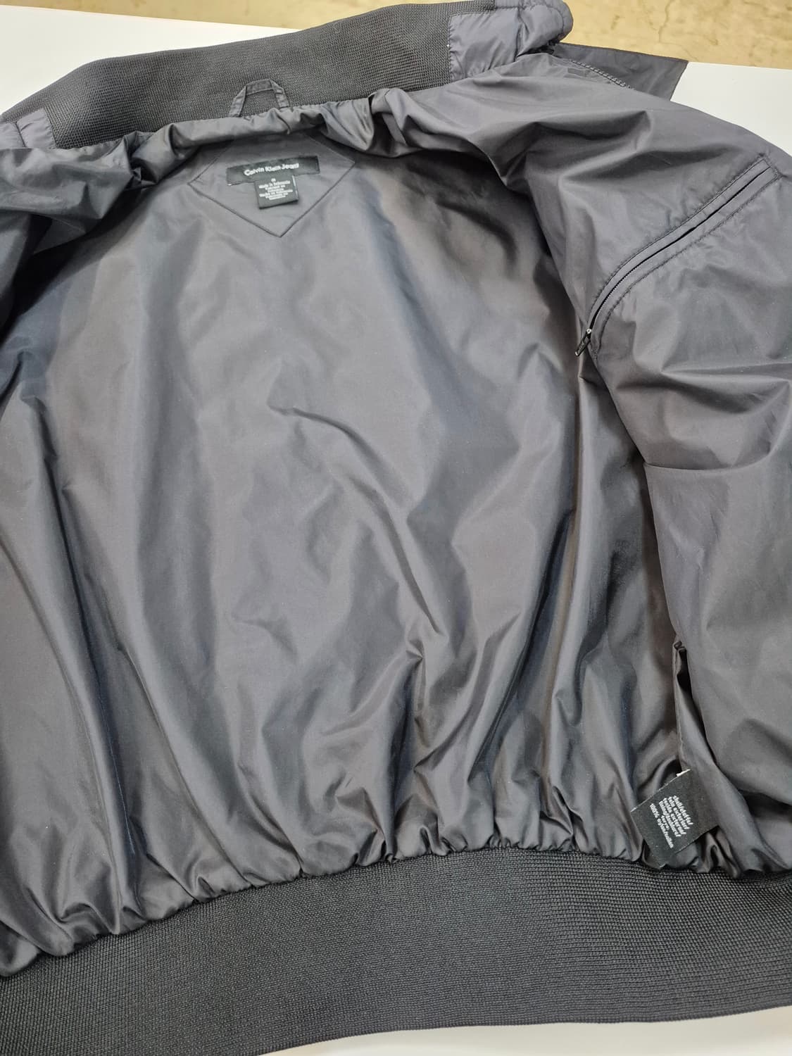 M) 새상품급)캘빈클라인 포켓 봄버 자켓 상품이미지5