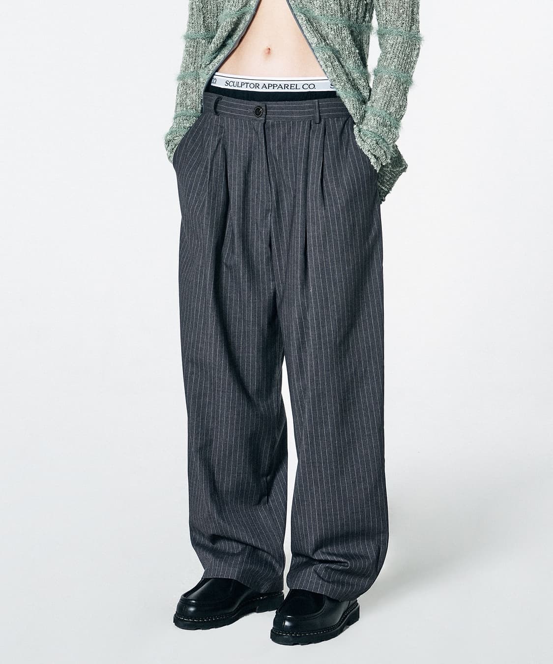 스컬프터 Peekaboo Lowrise Pintuck Pants 상품이미지1