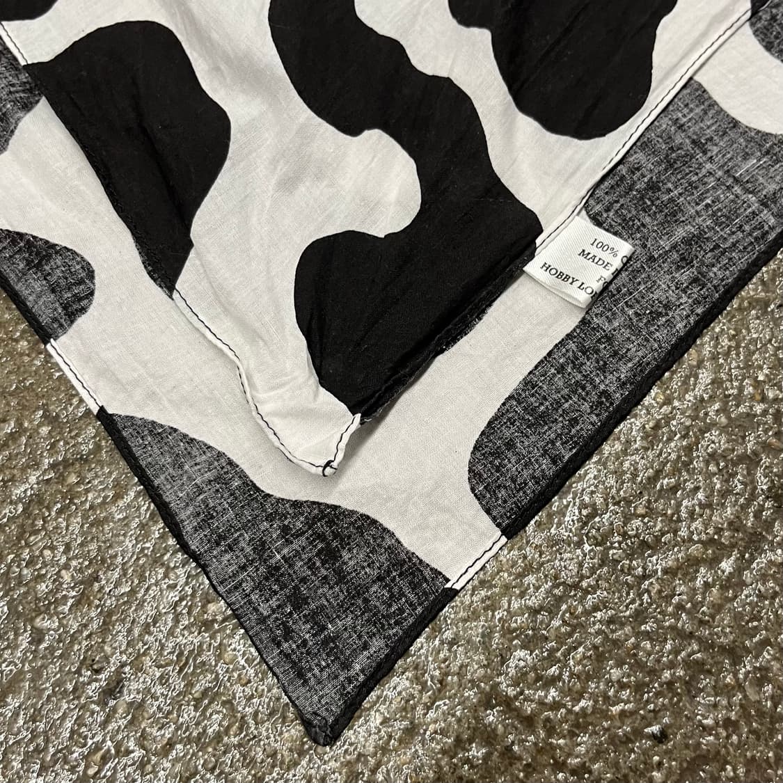 빈티지 카우 프린트 반다나 상품이미지3